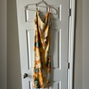 Tie Dye Midi Dress size small